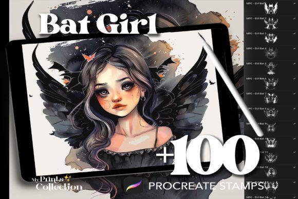 100 Procreate Bat Girl Stamps: A Comprehensive Guide for Digital Artists