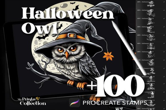 100 Procreate Owl Halloween Stamps: A Practical Guide to Elevating Your Spooky Art