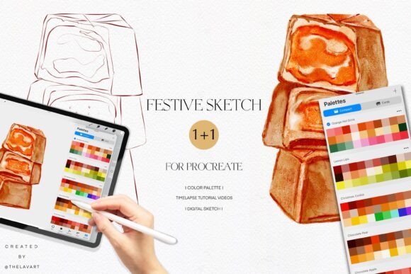 Chocolate Candies Sketch Color Palette