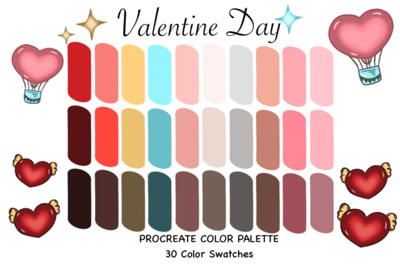 Mastering the Art of Love: How Curated Color Palettes Elevate Your Valentine's Day Procreate Projects