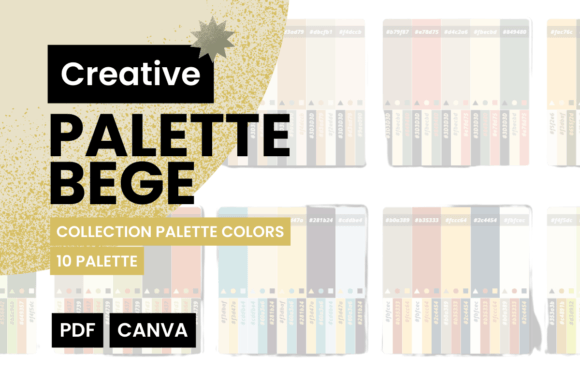 PALETTE BEGE - 10 Combinations Colors: A Curated Guide for Designers