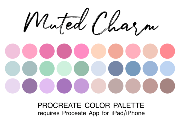 Unlocking Refined Elegance: The Muted Charm Procreate Color Palette Guide